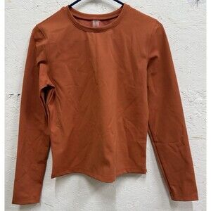 Outdoor Voices Rust Long Sleeve Top